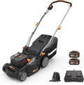 WORX Nitro 40V 40.6 cm Cordless Push Lawn Mower with Brushless Motor 2.0 & Intellicut