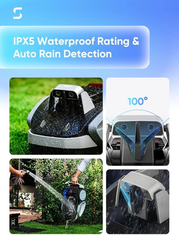 Sunseeker V3 Robotic Lawn Mower with AI Navigation