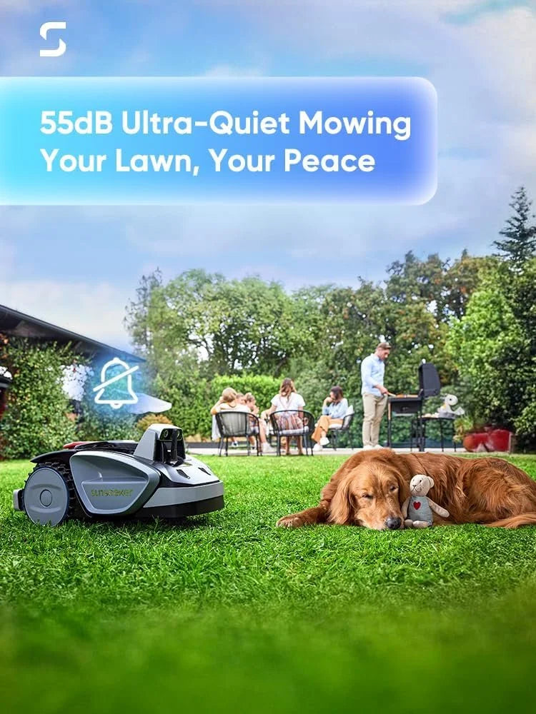 Sunseeker V3 Robotic Lawn Mower with AI Navigation
