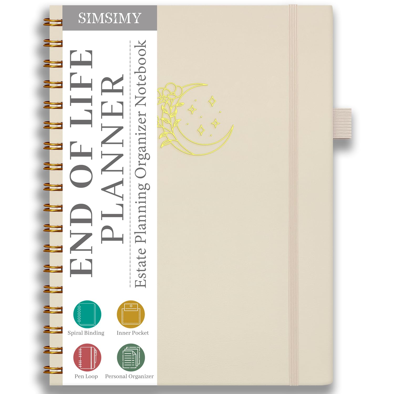 Nexiov End of Life Planner – Estate Planning & Important Information Organizer | Final Wishes & Legacy Workbook