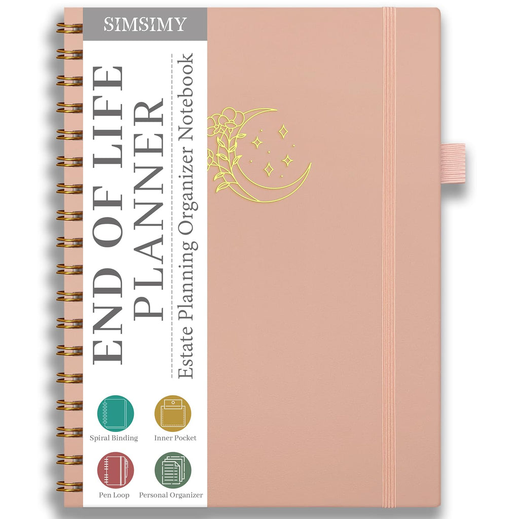 Nexiov End of Life Planner – Estate Planning & Important Information Organizer | Final Wishes & Legacy Workbook