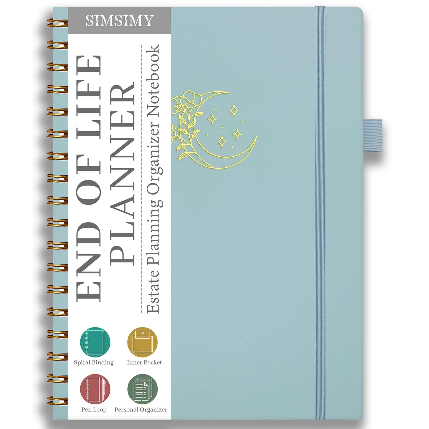 Nexiov End of Life Planner – Estate Planning & Important Information Organizer | Final Wishes & Legacy Workbook
