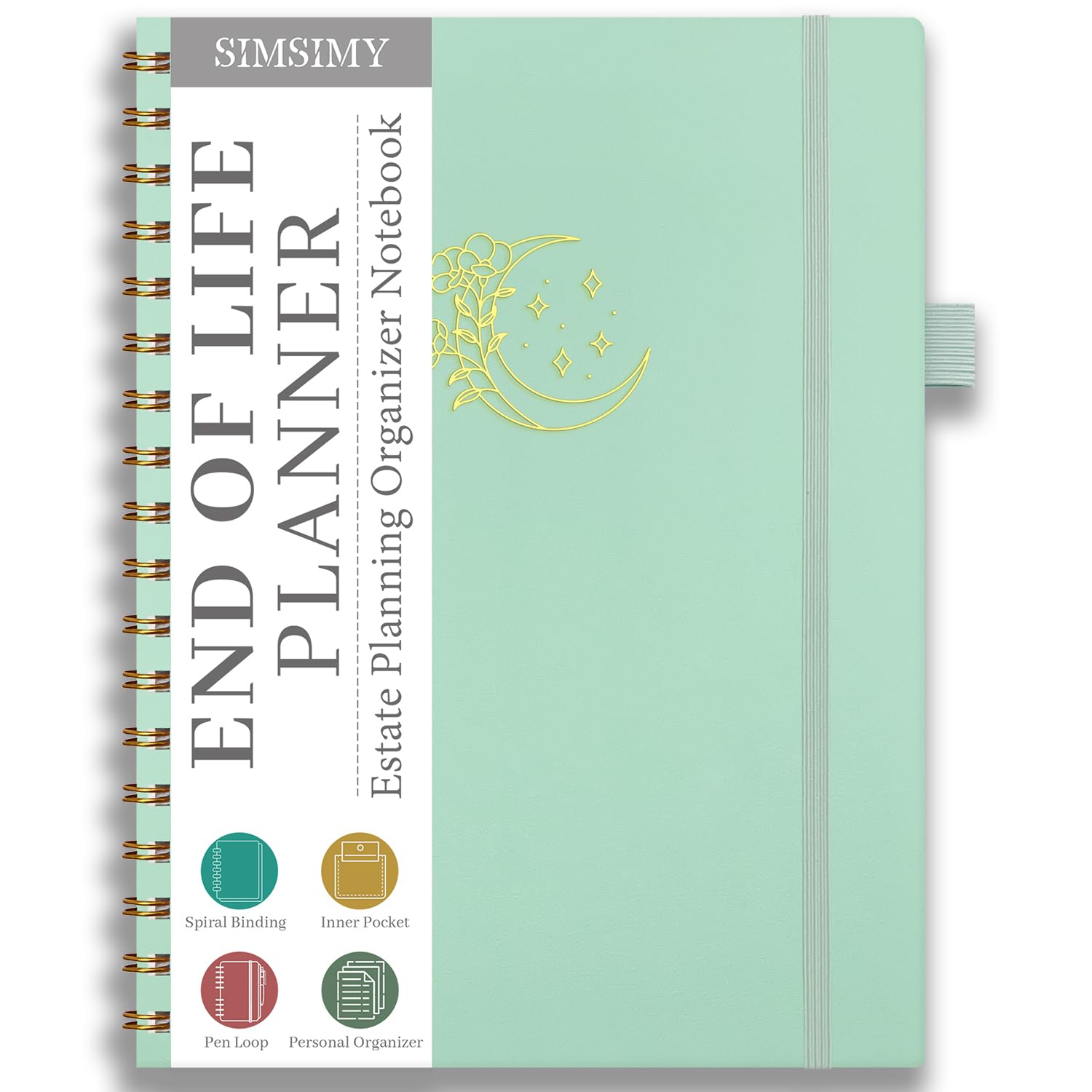 Nexiov End of Life Planner – Estate Planning & Important Information Organizer | Final Wishes & Legacy Workbook