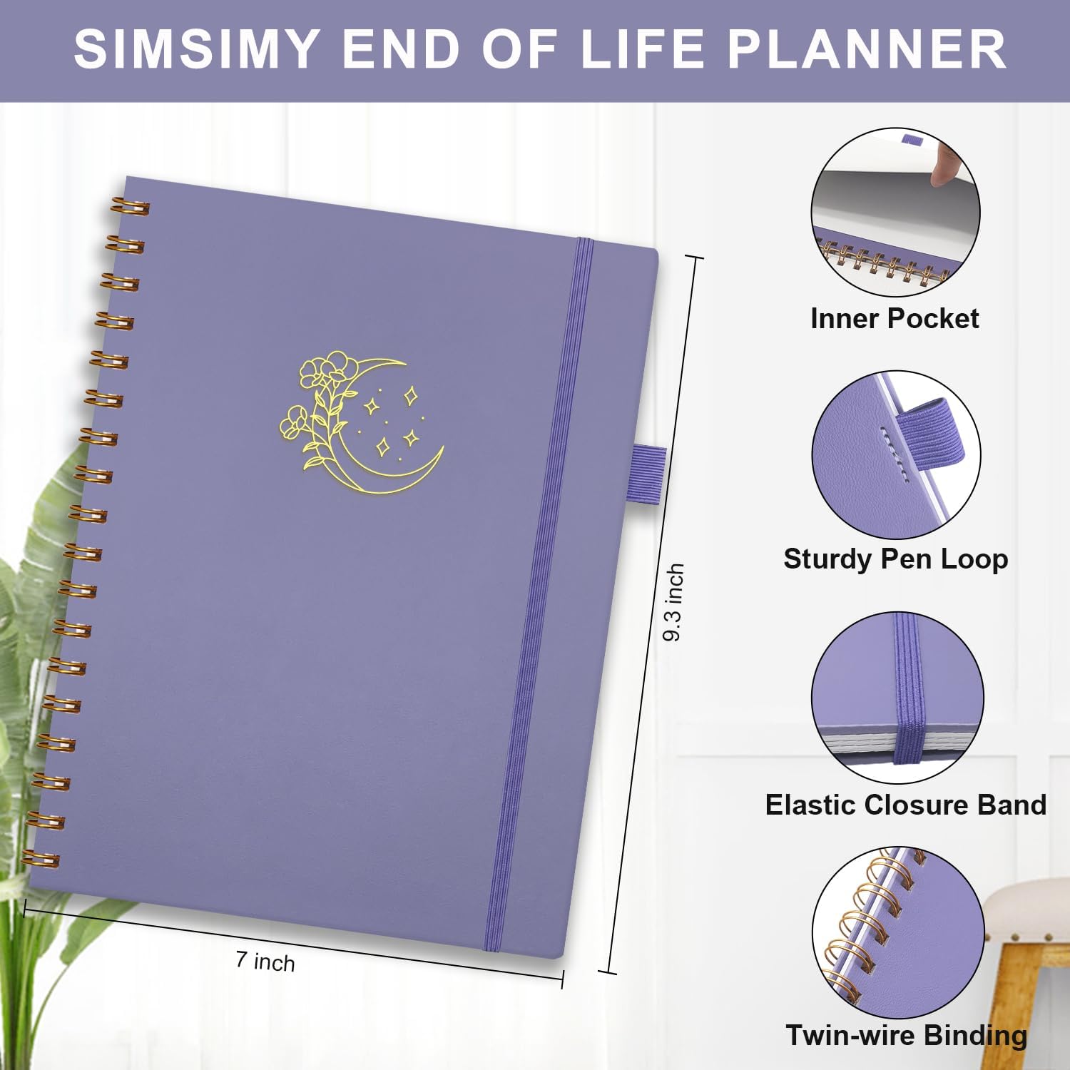 Nexiov End of Life Planner – Estate Planning & Important Information Organizer | Final Wishes & Legacy Workbook