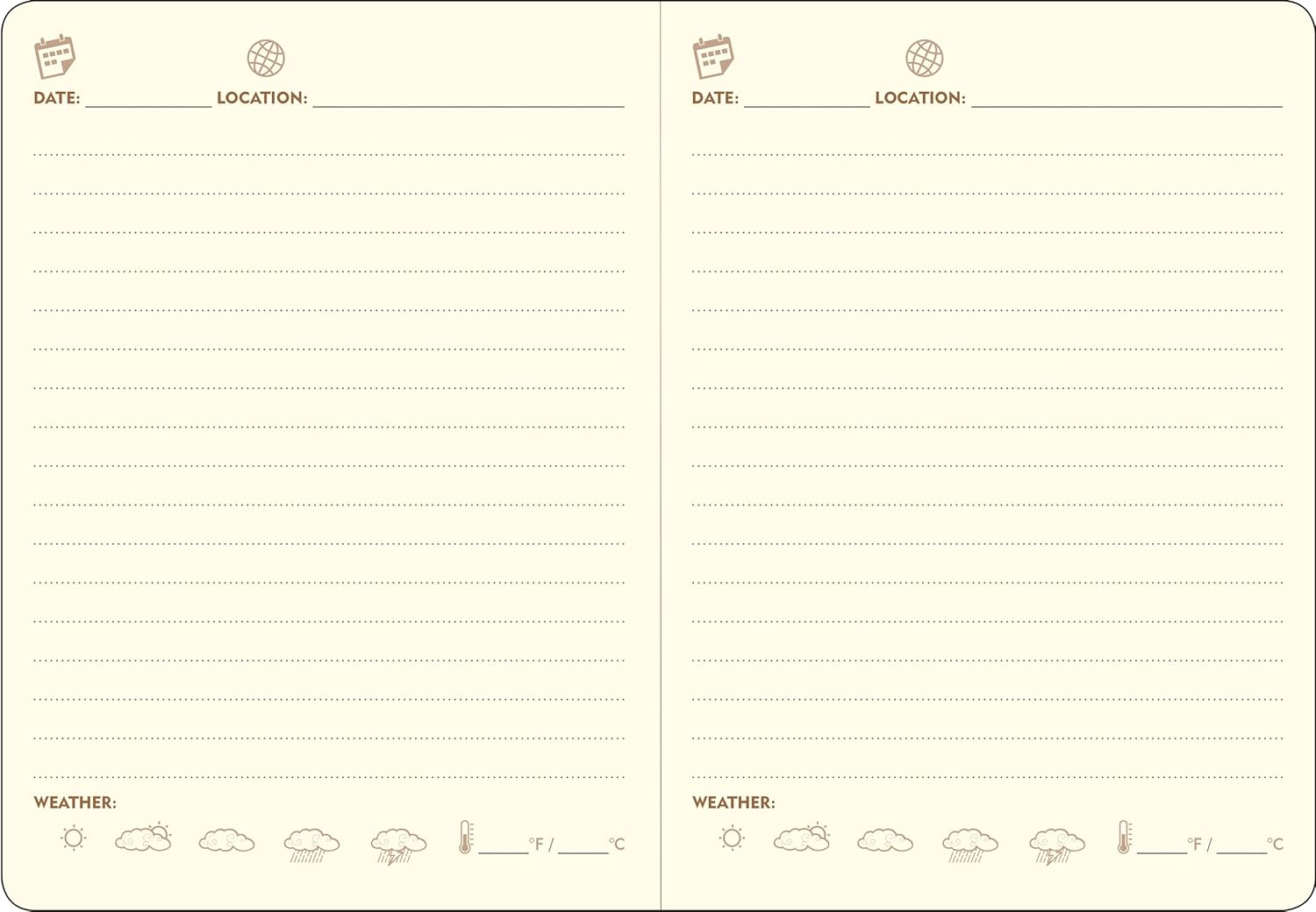 Nexiov Artisan Travel Journal – Premium Travel Diary & Trip Planner Notebook | Memory Keepsake Journal