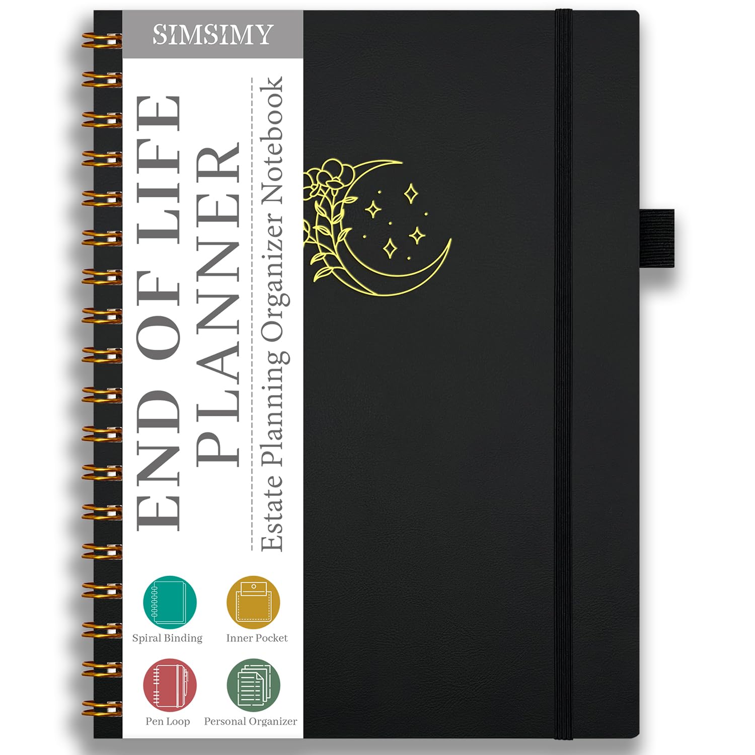 Nexiov End of Life Planner – Estate Planning & Important Information Organizer | Final Wishes & Legacy Workbook