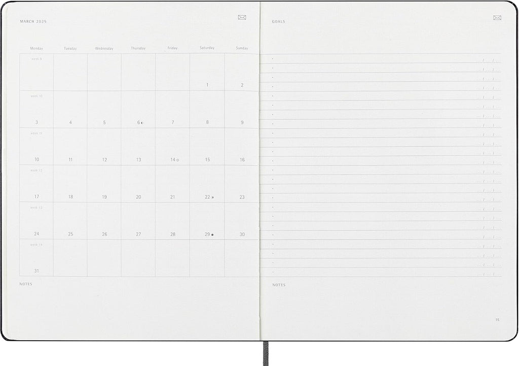 Nexiov Smart Planner PRO 2025 – Weekly & Monthly Productivity Planner | Goal Setting & Professional Organizer 2025