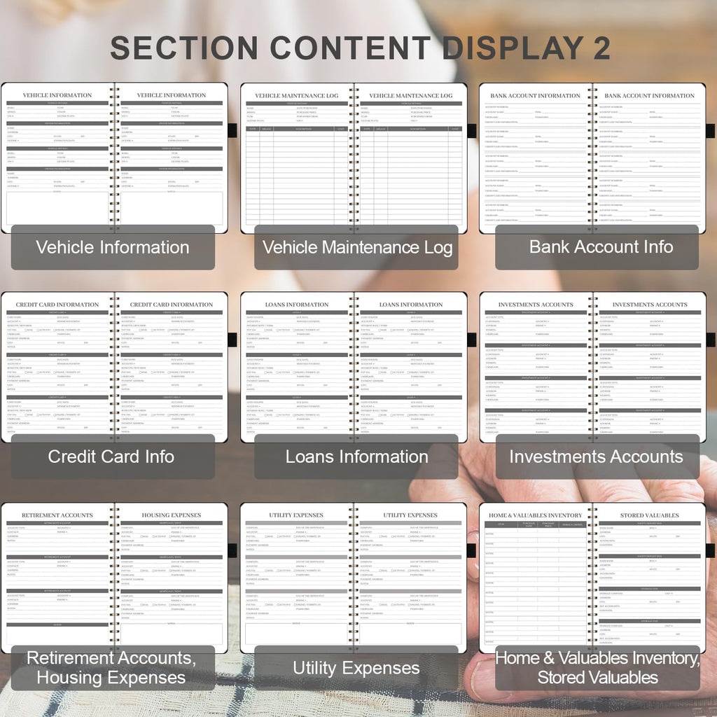 Nexiov End of Life Planner – Estate Planning & Important Information Organizer | Final Wishes & Legacy Workbook